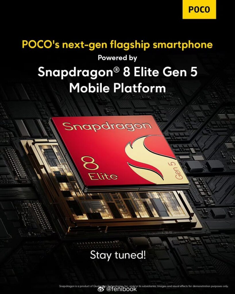 Poco F8 Ultra and F8 Pro Chipsets