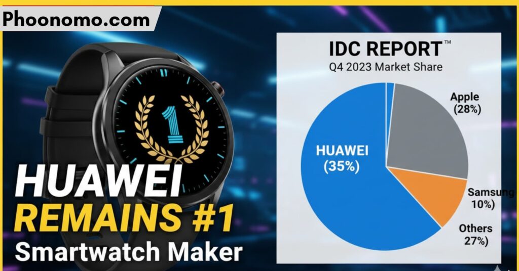 IDC Report: Huawei Remains #1 Smartwatch Maker