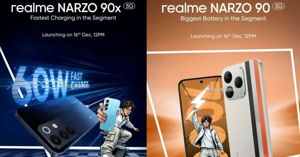 Realme Narzo 90 and Narzo 90x’s Official Launch Date Announced