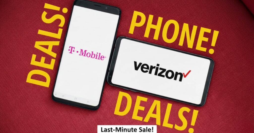 Verizon and T-Mobile launch last-minute Free Phone sales