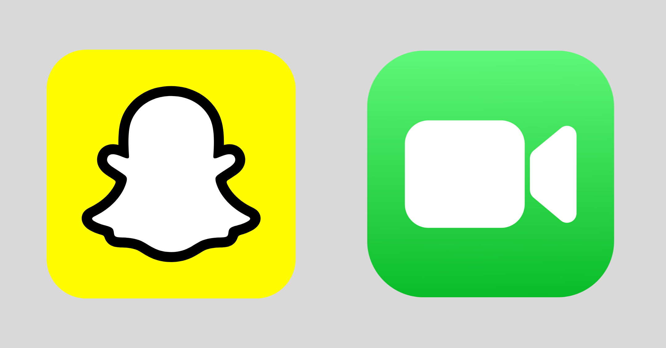facetime and snapchat