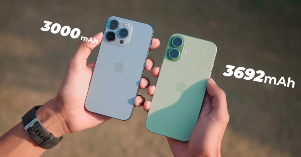 iPhone 13 Pro vs iPhone 17 Battery