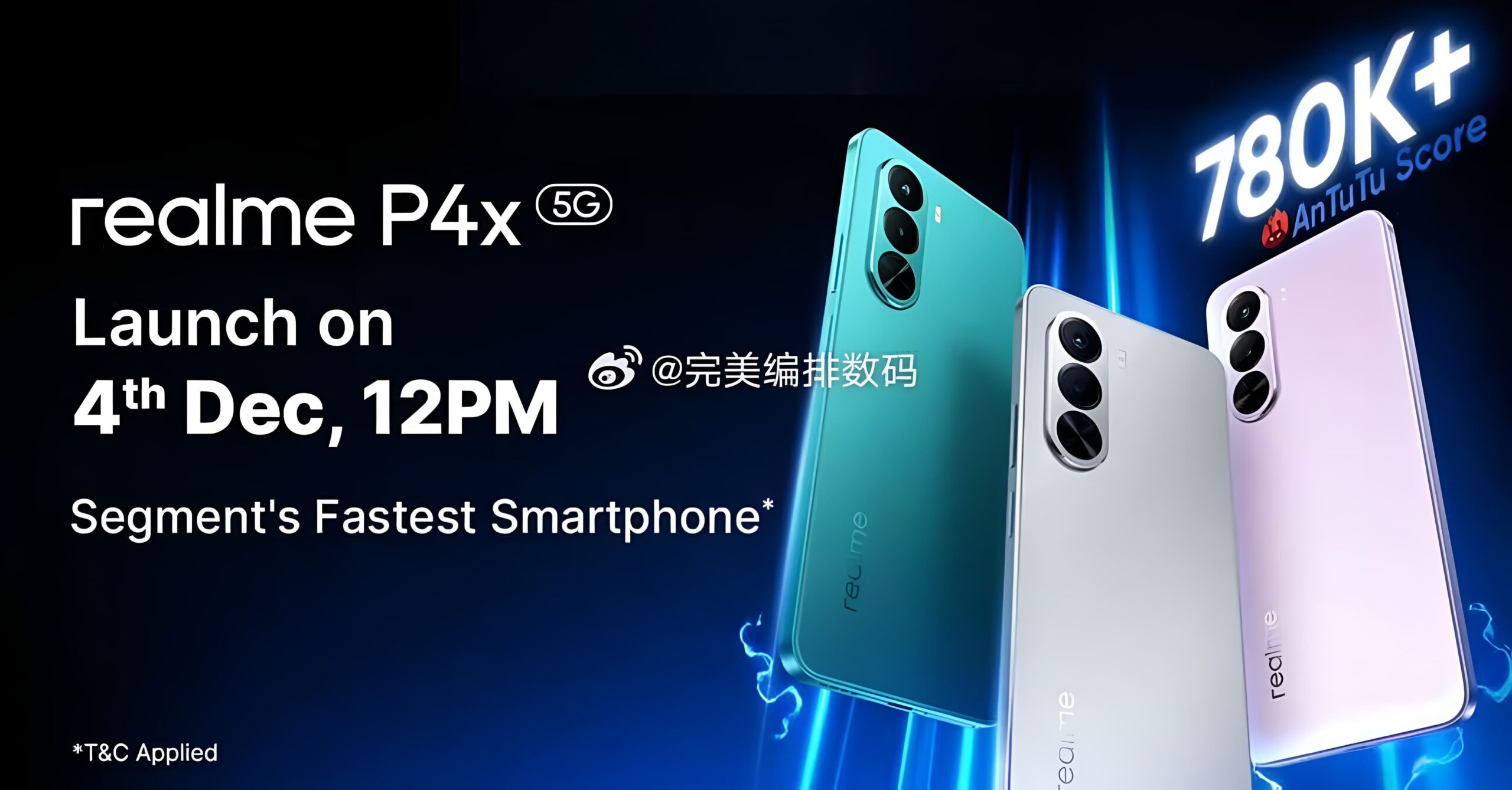 realme p4x