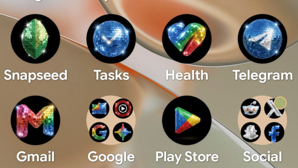 Google Just Made Disco-Ball App Icons a Real Thing on Pixel
