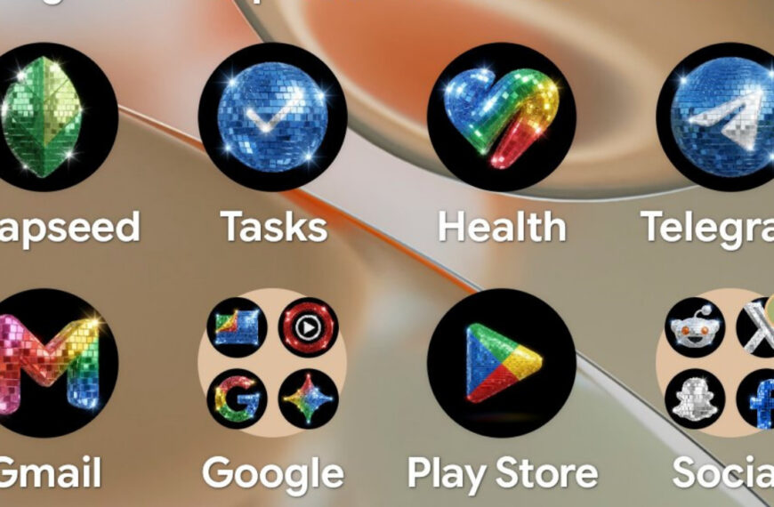 Google Just Made Disco-Ball App Icons a Real Thing on Pixel
