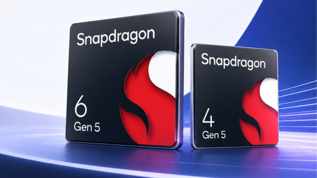 Qualcomm announces Snapdragon 6 Gen 5 and 4 Gen 5