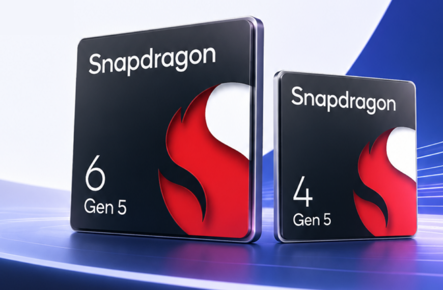 Qualcomm announces Snapdragon 6 Gen 5 and 4 Gen 5