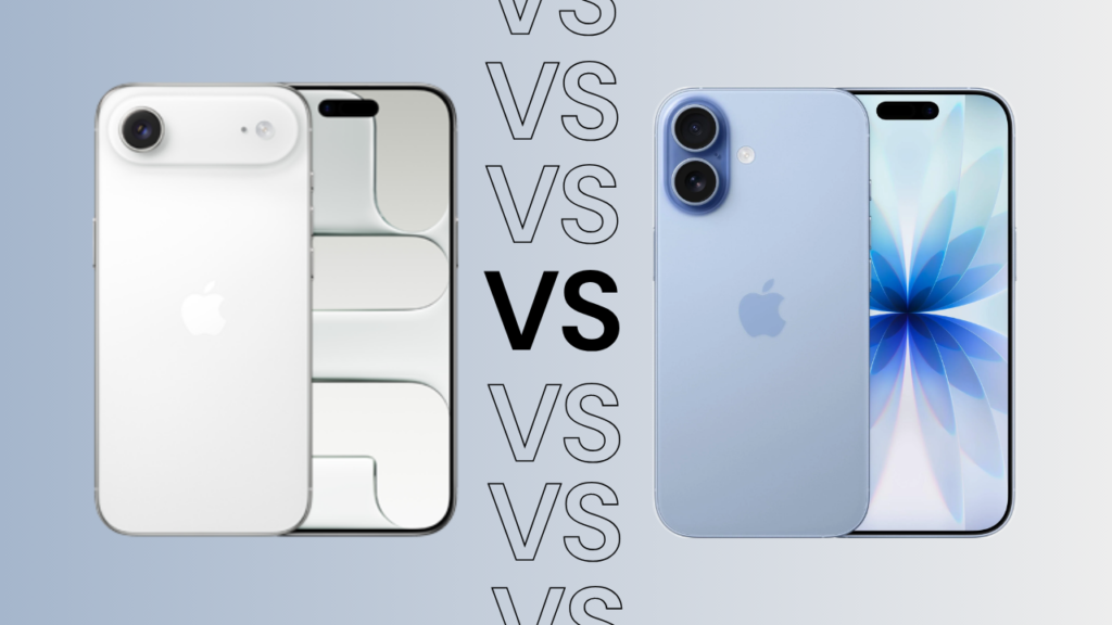 iPhone 17 vs iPhone 17 Air