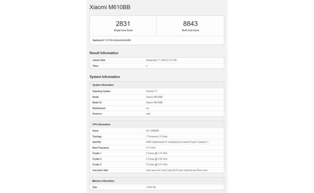 Xiaomi 18 Pro Max